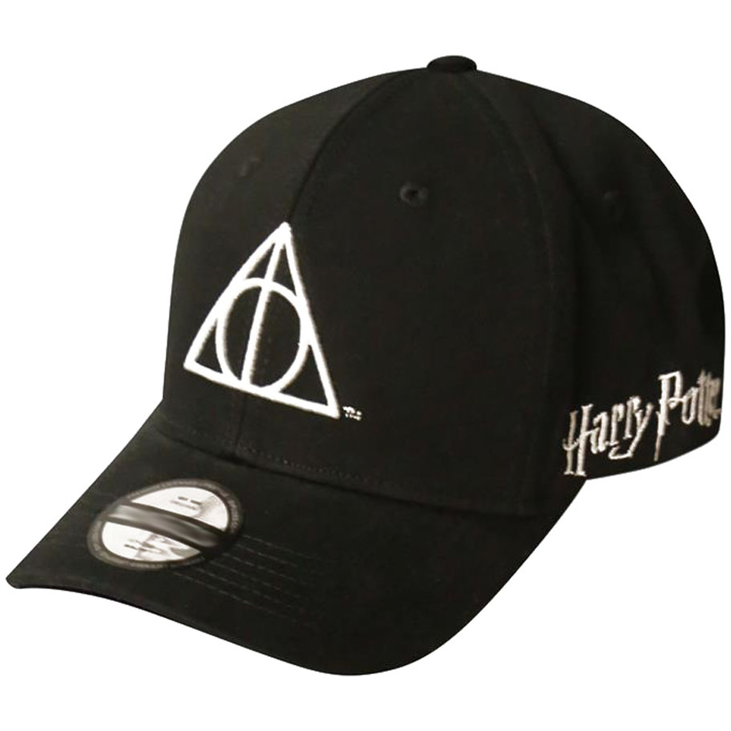 HARRY POTTER Deathly Hallows Symbol Adjustable Baseball Cap - BA326736HPT - Black