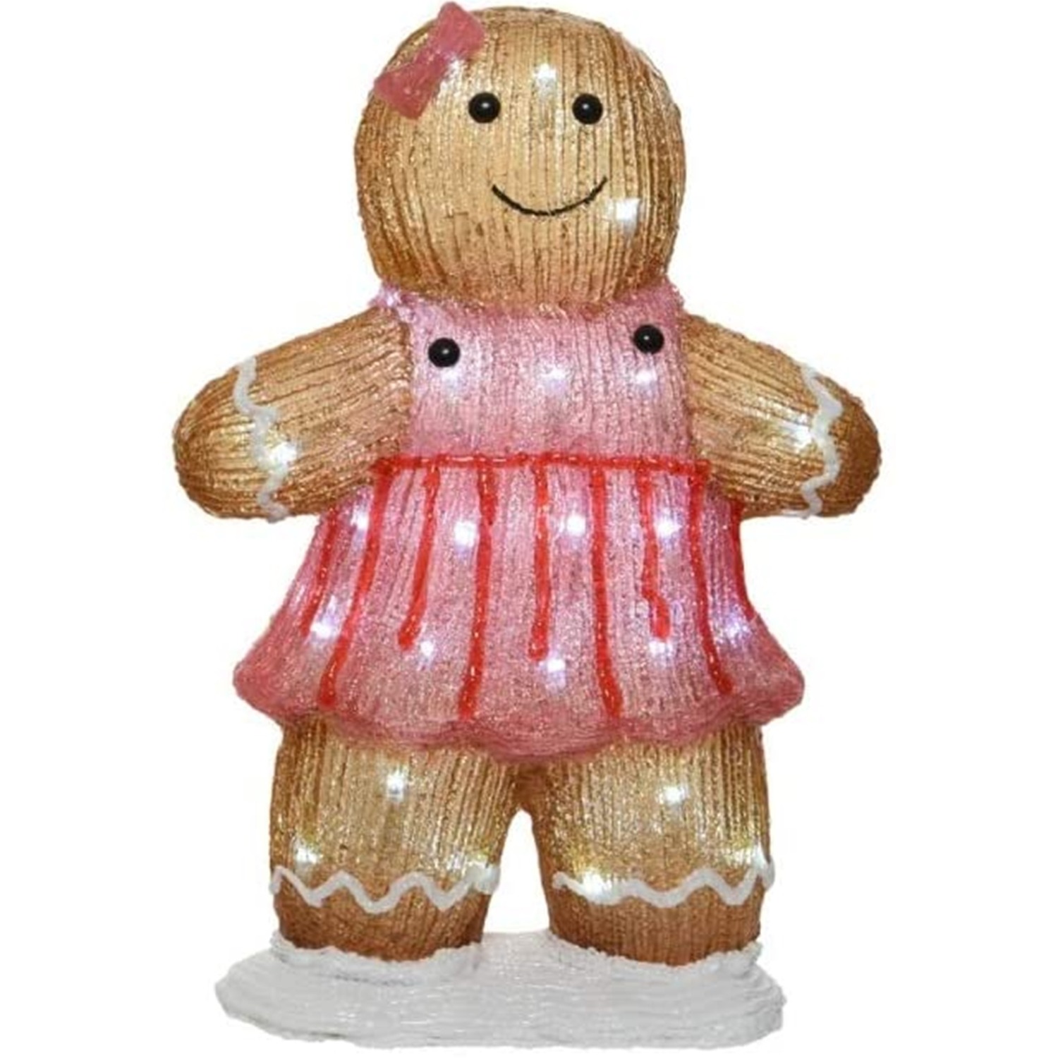 Image of Acrylic Gingerbread Girl - Red