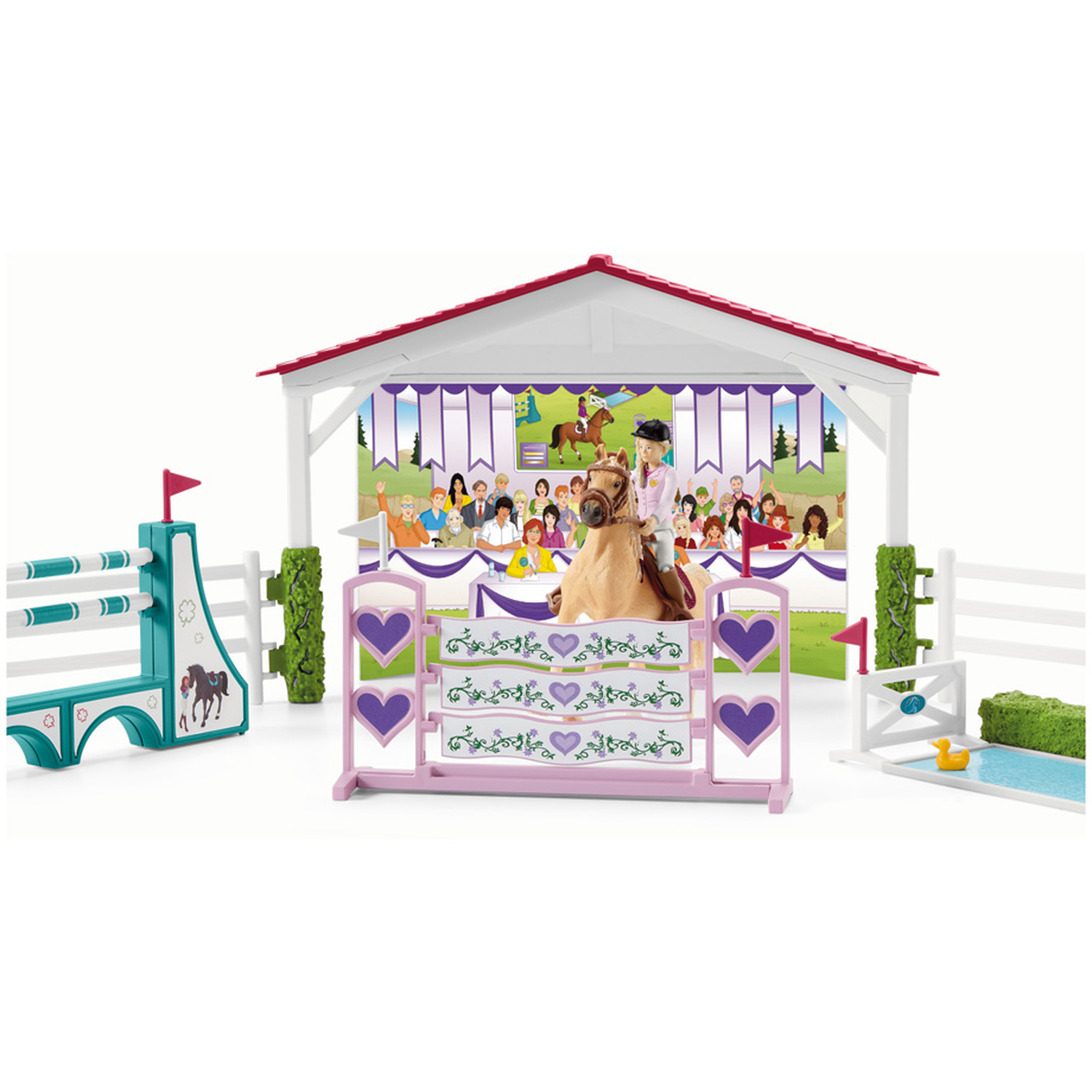  Foto zu SCHLEICH Horse Club Friendship Horse Tournament Toy Playset 