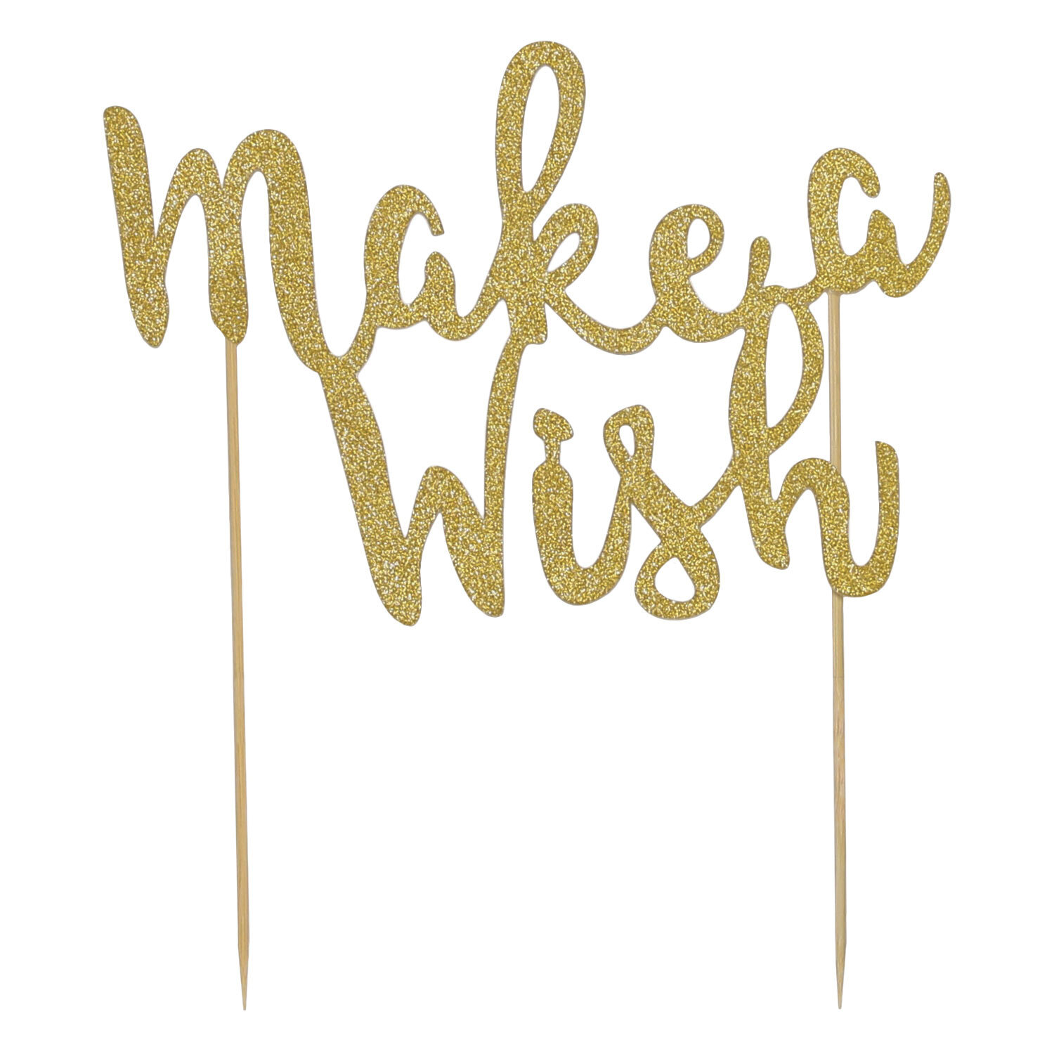 Image of Make a Wish Card Cake Topper
