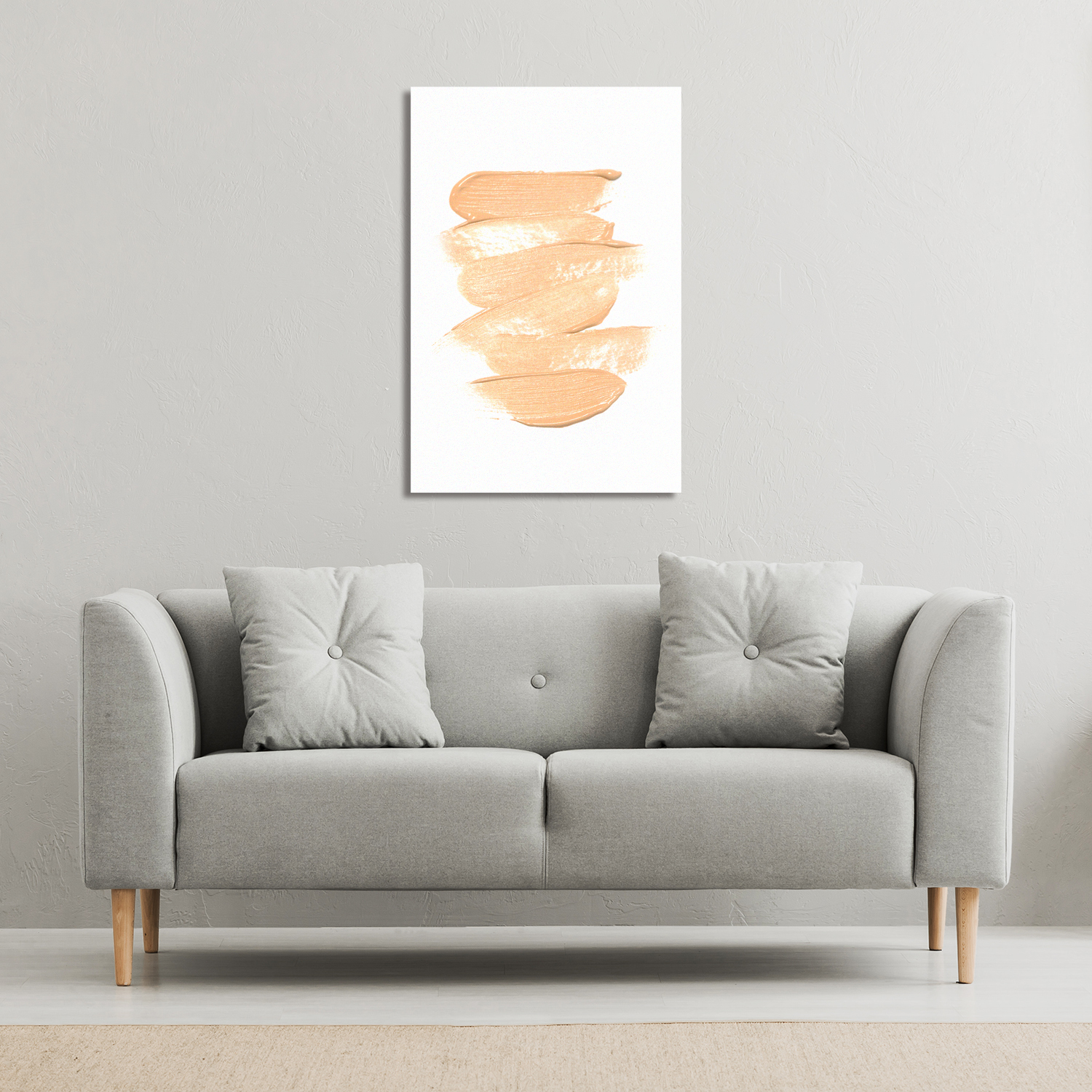 Foundation cream Canvas Print - Pink / 31cm / 46cm