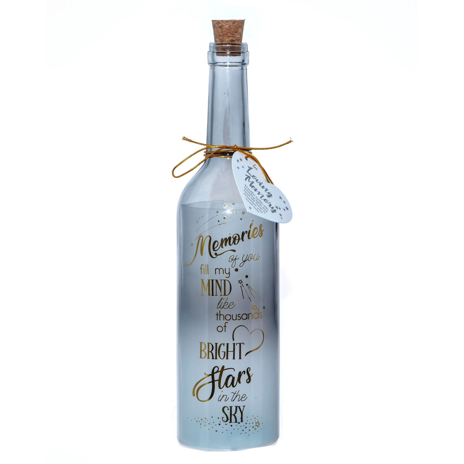 Memories Fill My Mind Starlight Bottle (NoZ3) - Grey