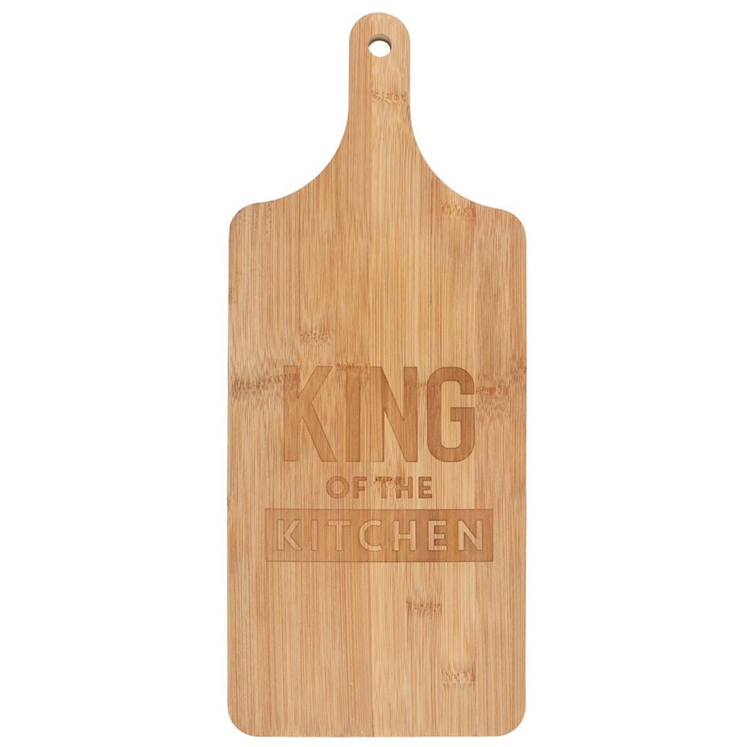 King of The Kitchen Wooden Bamboo Chopping Board