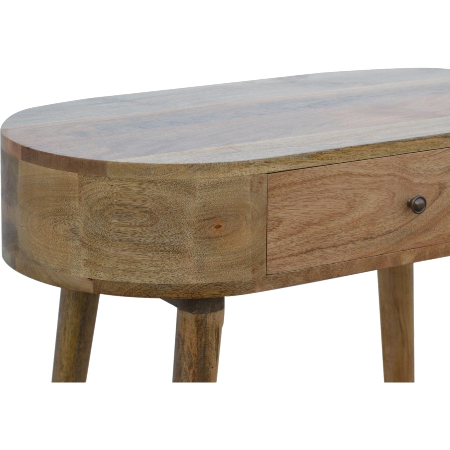 London Small Mango Wood Console Table - Brown