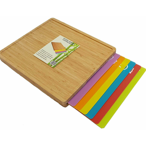 Bamboo Chopping Board with 6 Mats
