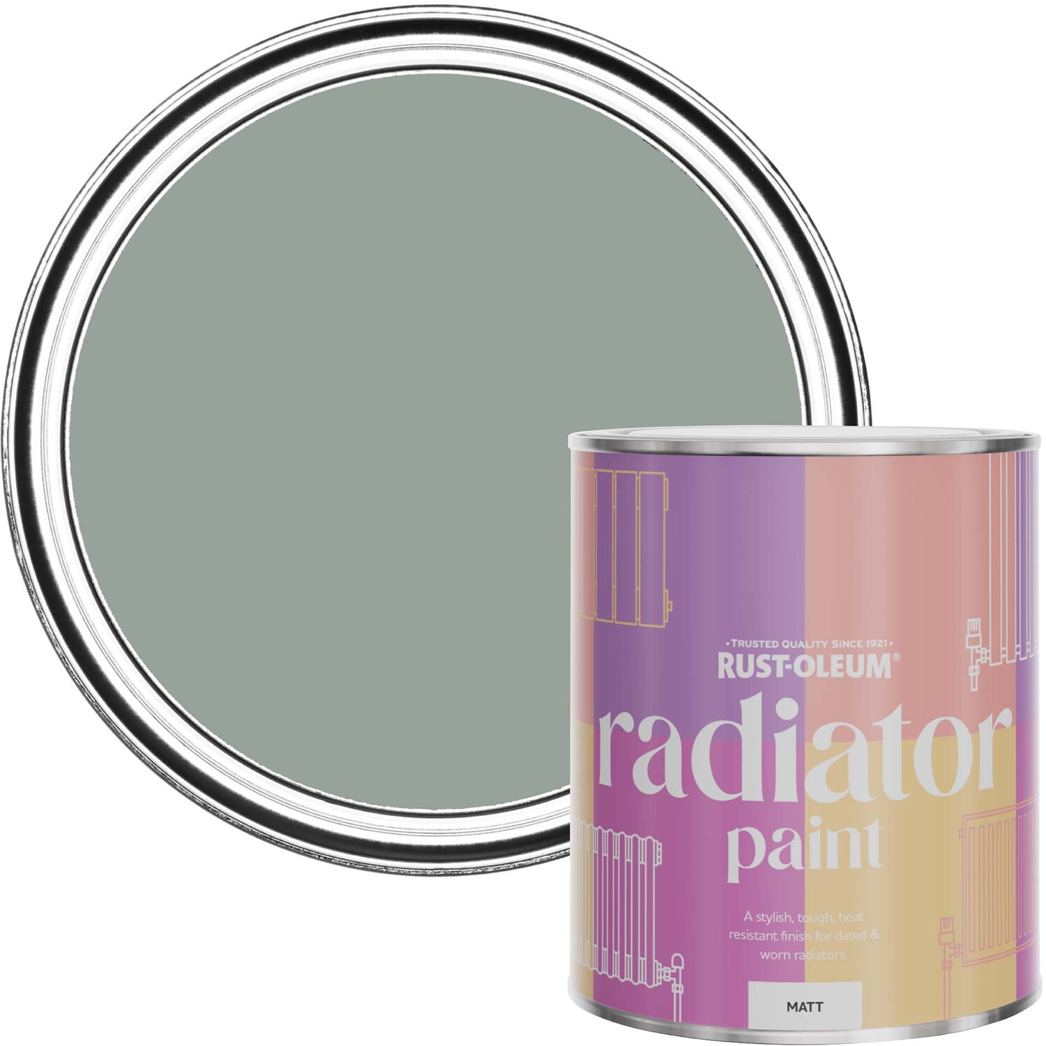 Rust-Oleum Radiator Leaplish 750Ml - Green