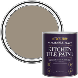 Rust-Oleum Kitchen Tile Paint Matt - Cocoa 750ml