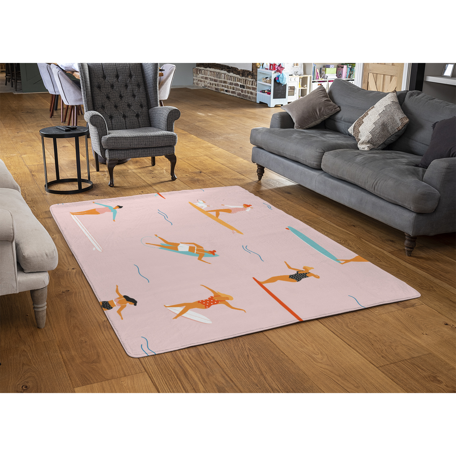 Surfers Rug - Pink / 150cm thumbnail