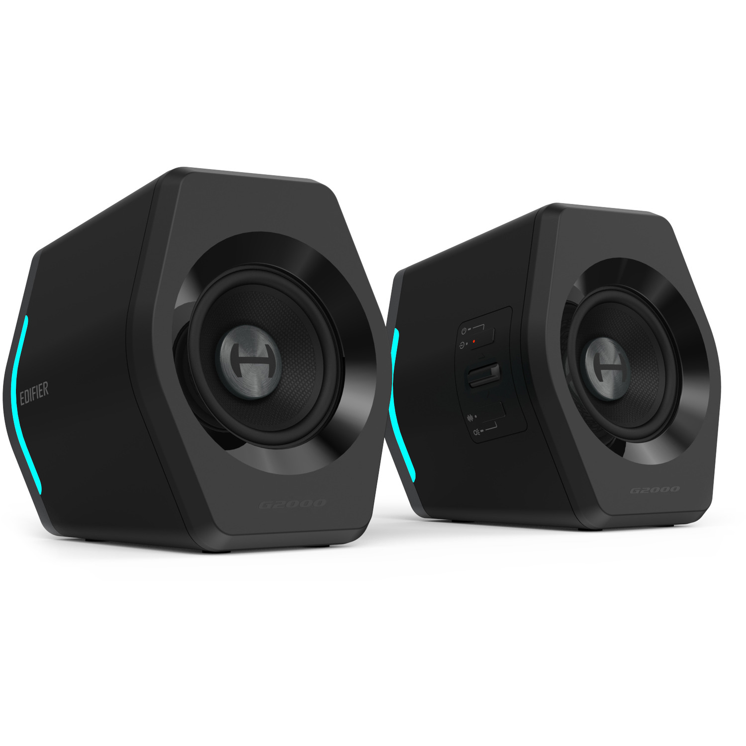 Edifier G2000 2.0 Gaming Speakers With Rgb Lighting - Black