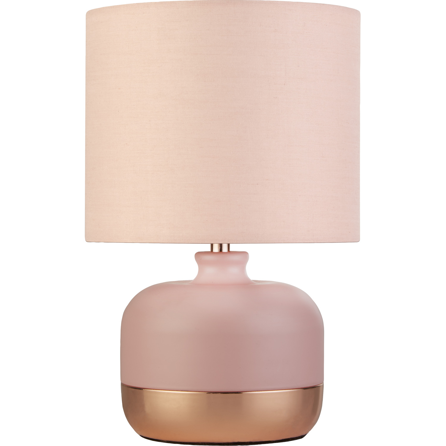 Image of Matt Pink Copper Table Lamp -&hellip;