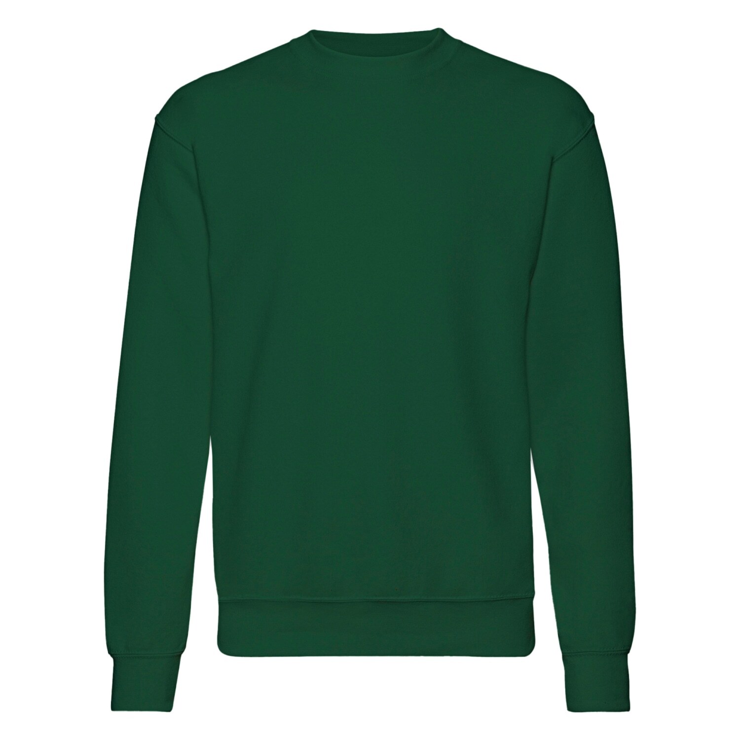 Mens Set-In Belcoro Yarn Sweatshirt - Bottle Green / 3XL