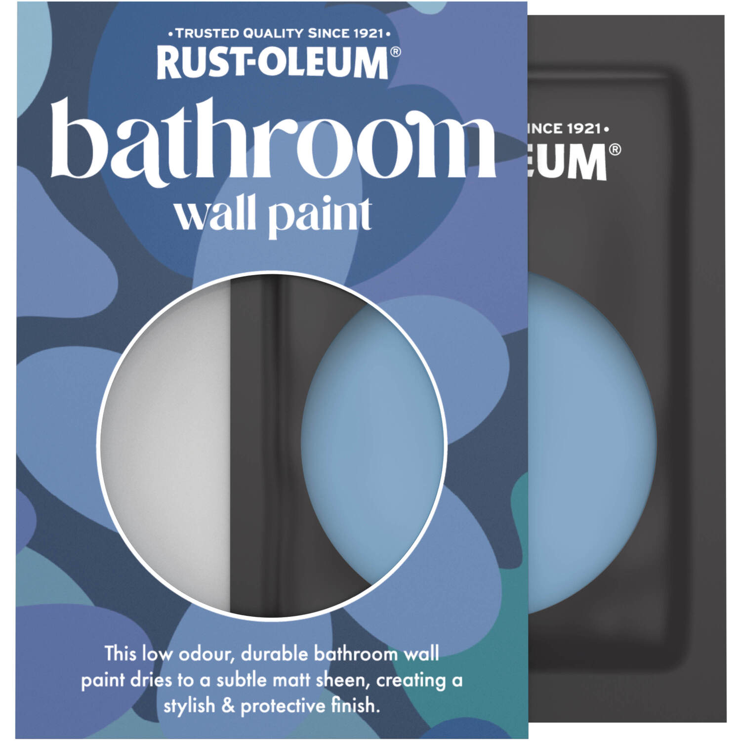Rust-Oleum Bathroom Wall Tester Sachet - Cornflower Blue 10ml - Cornflower Blue