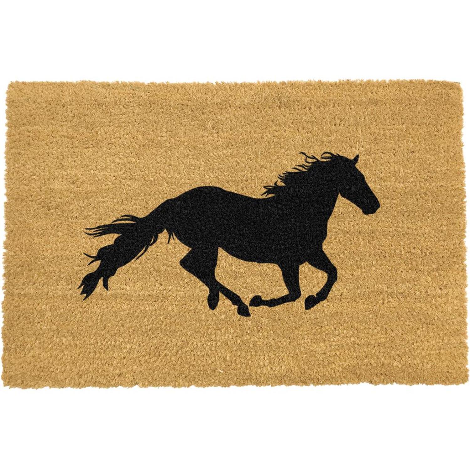 Horse Doormat - Brown