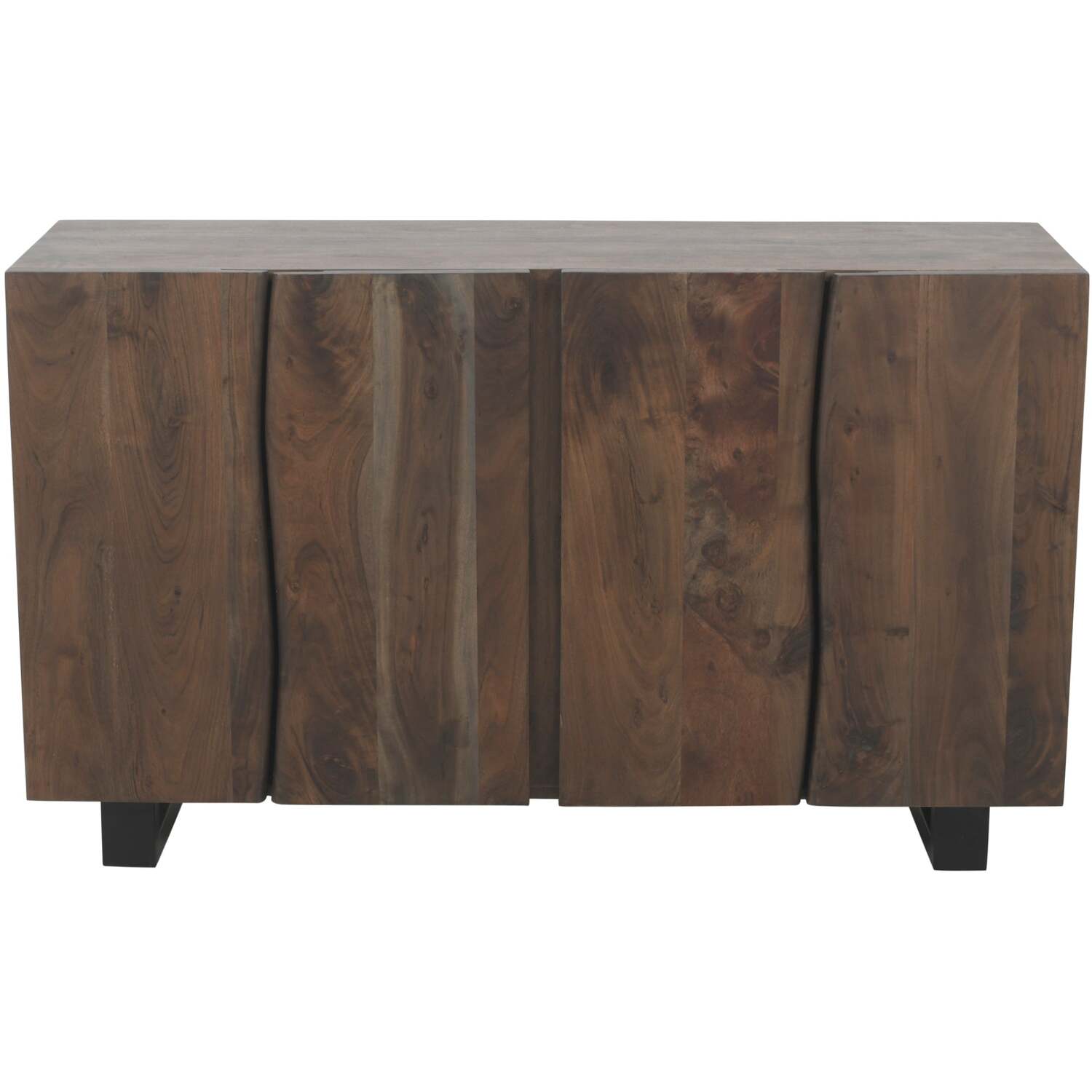 Grey Essential Live Edge Wood Sideboard - Brown