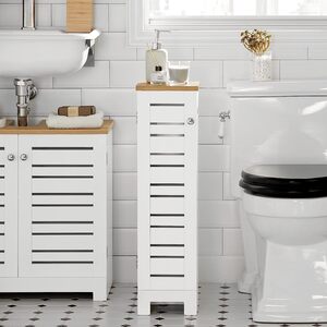 Floor Cabinet Toilet Paper Roll Holder