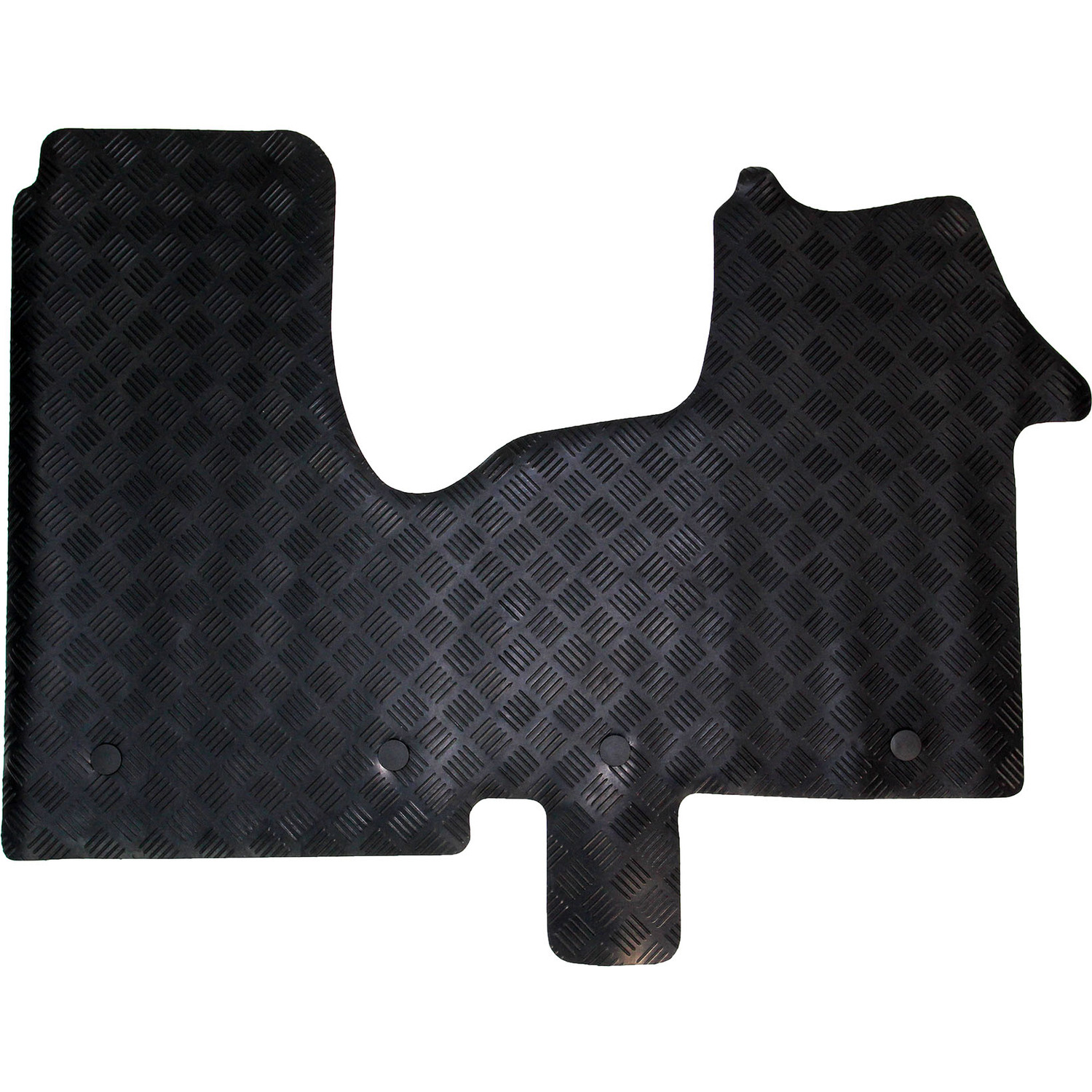 Tailored Black Rubber Floor Mats For Citroen Relay Van – Front – 2020+ – ATWL