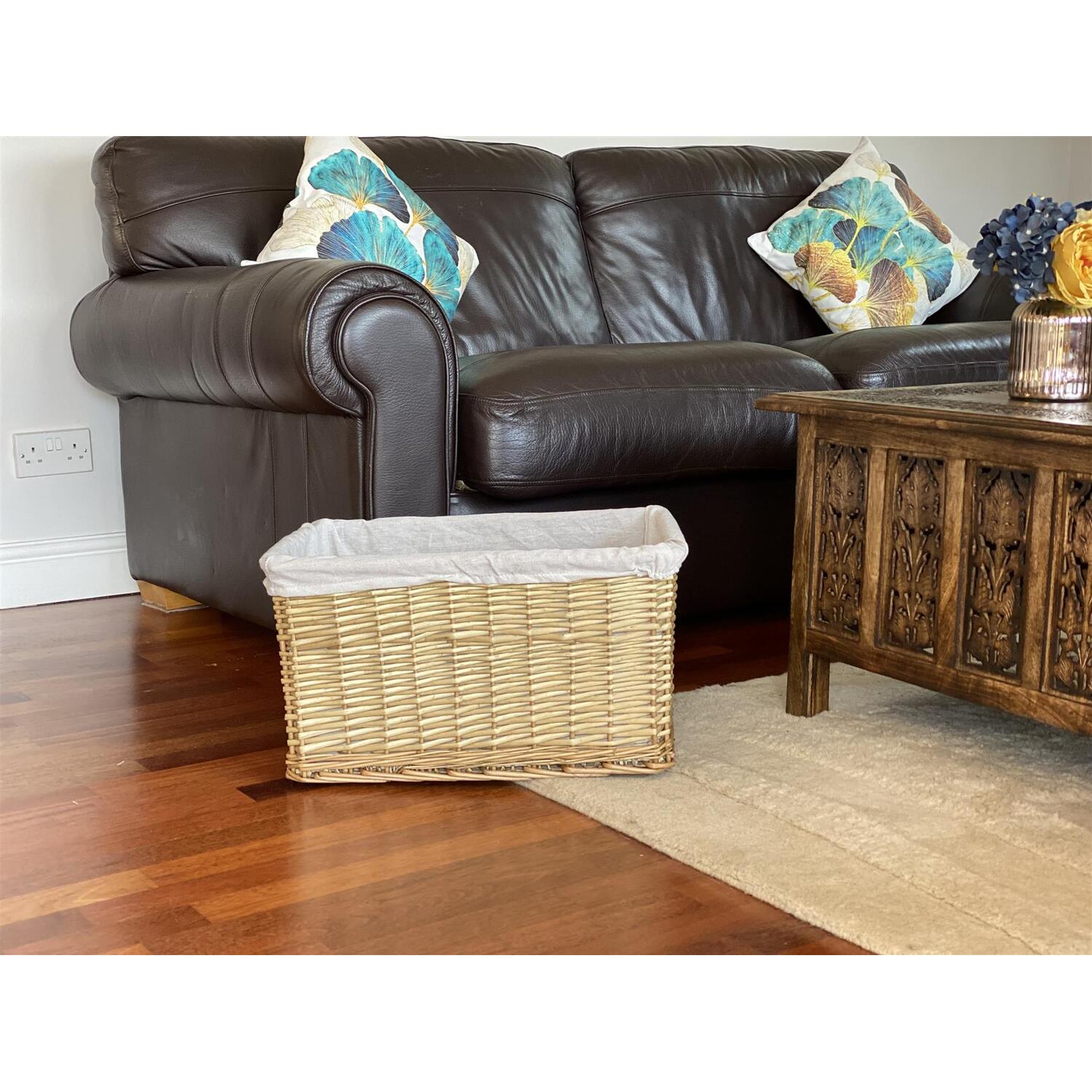 Image of Big Huge Deep Fireplace Log Basket&hellip;