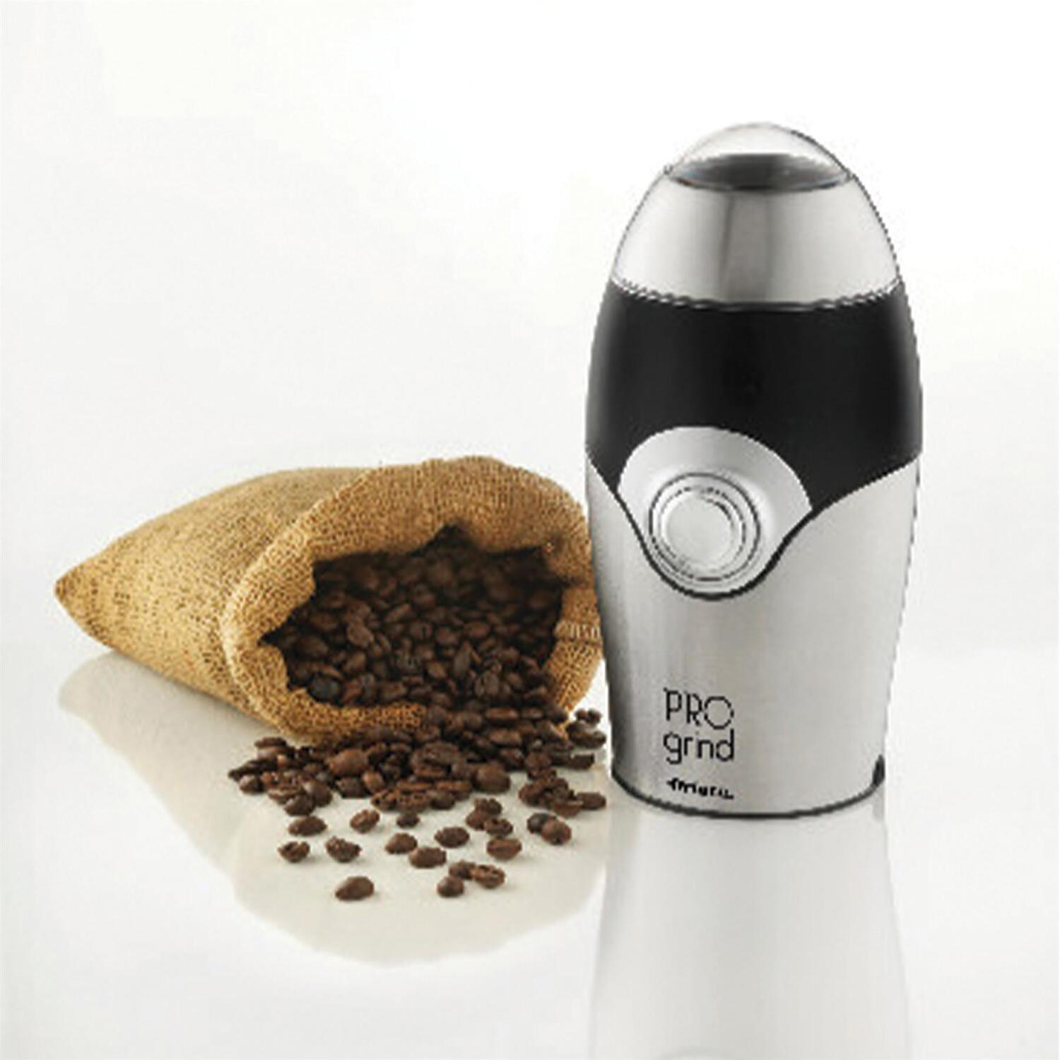Ariete Pro Grind Coffee Grinder - Silver - 35g Capacity - Stainless Steel Blades - Image 6