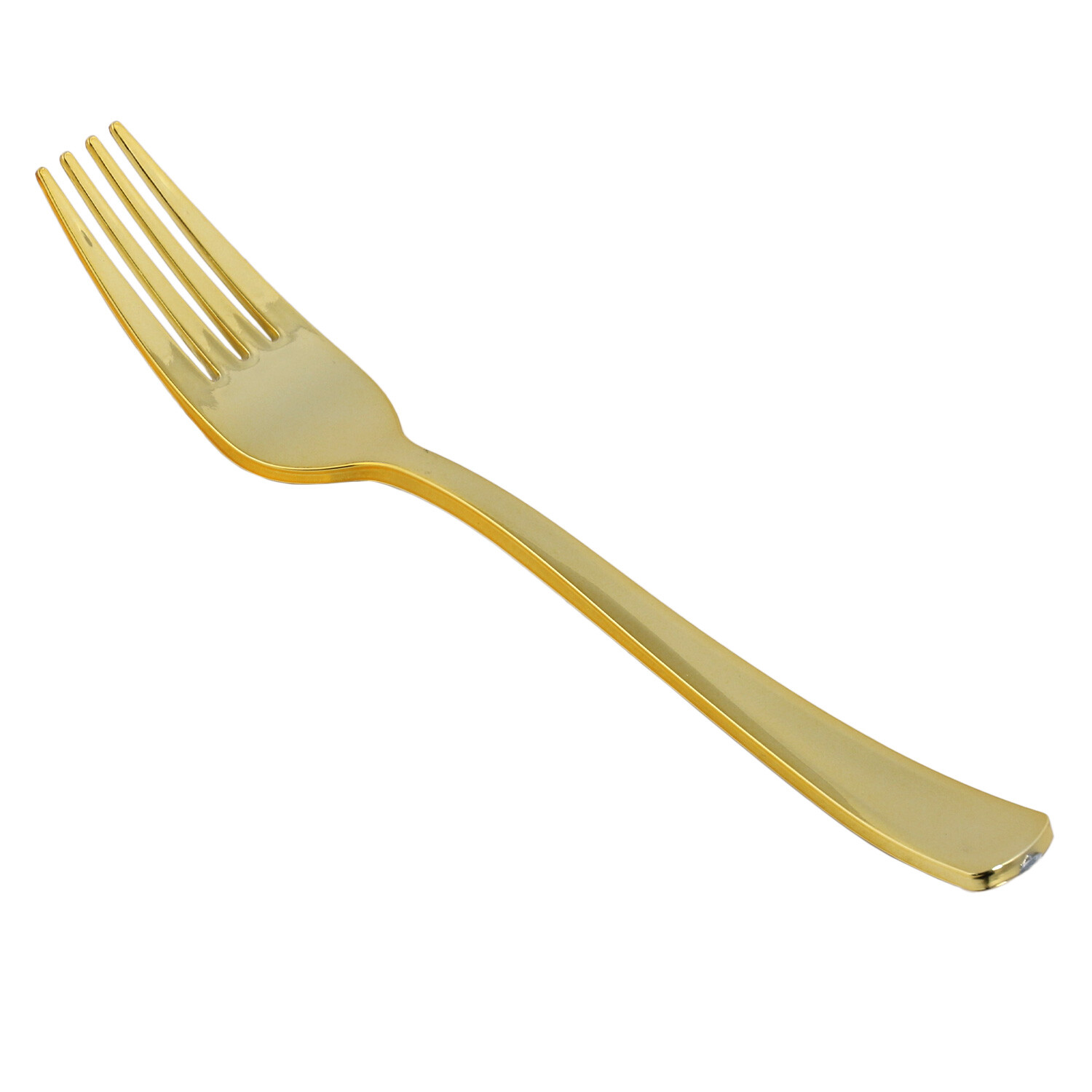 Pack Of 24 Plastic Cutlery Set - Gold