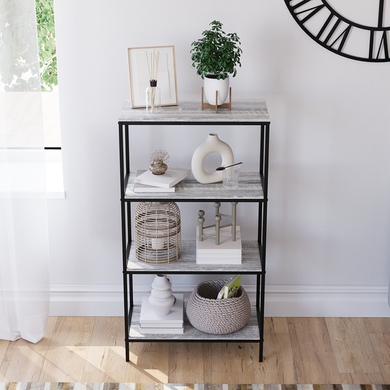 Brooklyn 4 Tier Bookcase