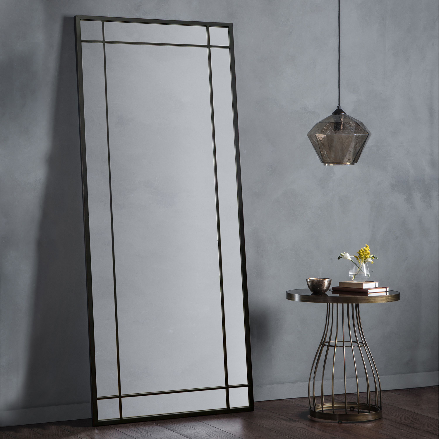 Image of Chigwell Large Metal Full Length Mirror&hellip;