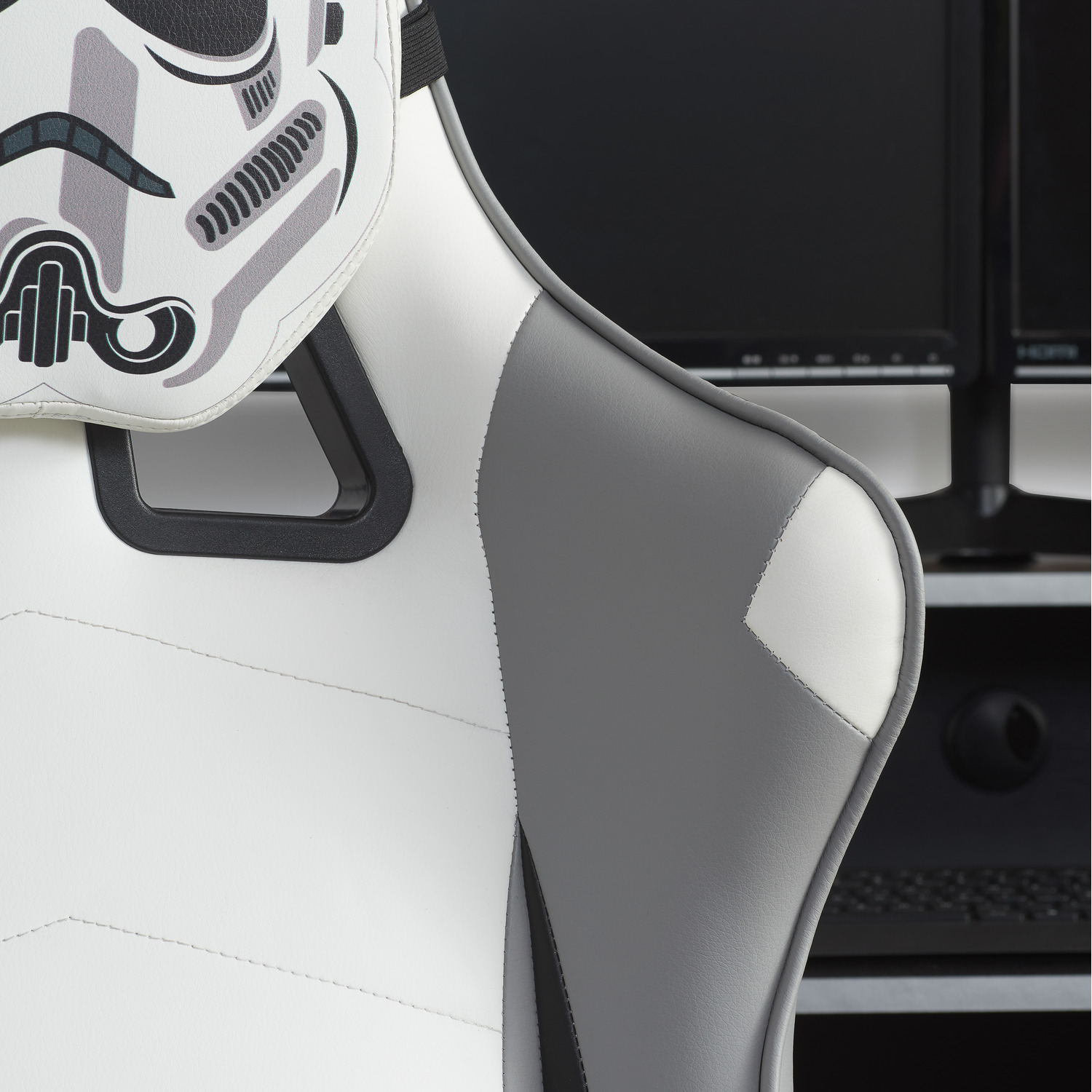 Stormtrooper Hero Computer Gaming Desk - White