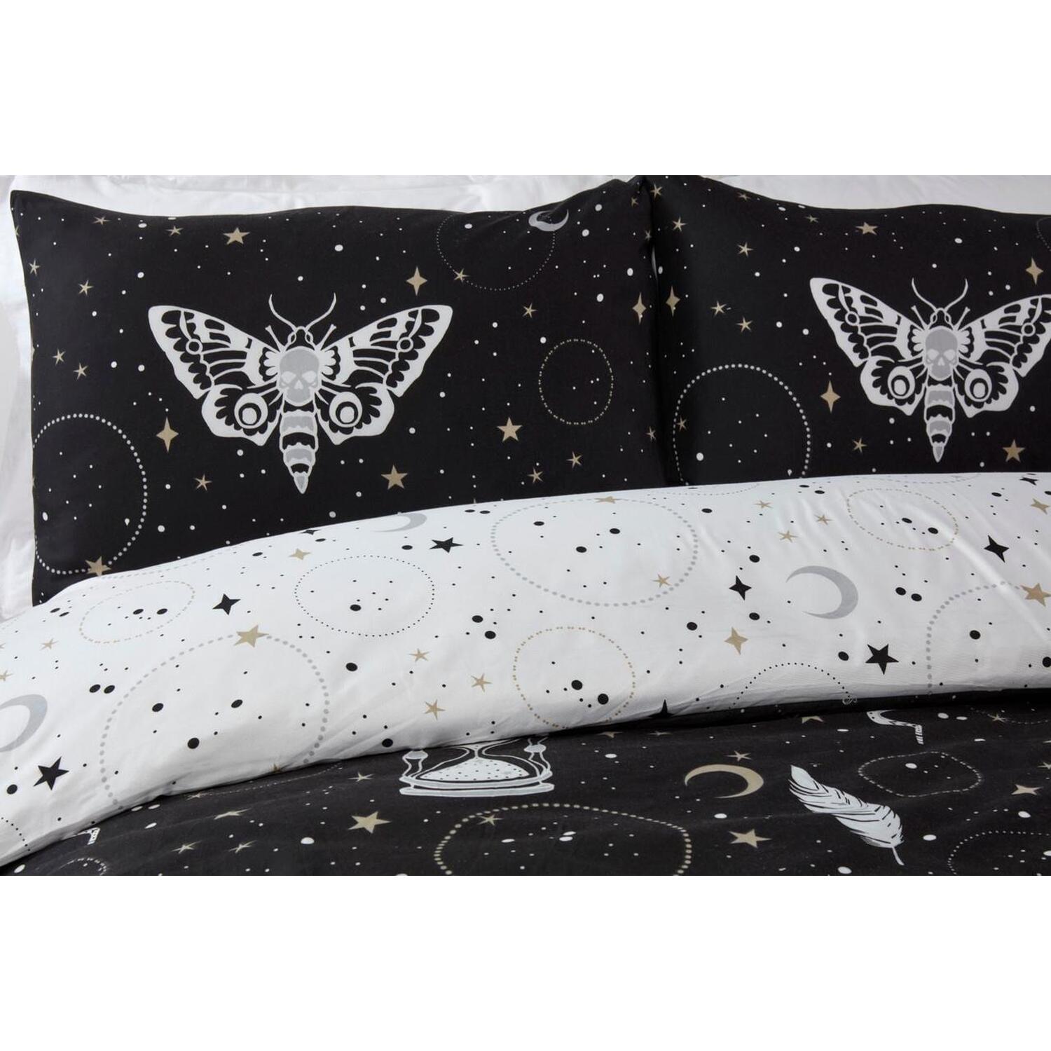 Gothic Magic Duvet Cover Set - Black Double