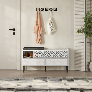 Heaton Modern Shoe Storage Bench