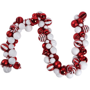 Candy Cane Lane Bauble Garland