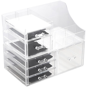 Transparent Makeup Organiser with Drawers