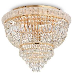 Dubai 6 Light Ceiling Light Chandelier Brass, E14