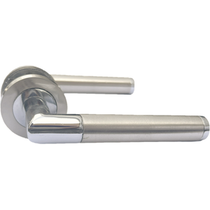 Straight Lever Rose Mitred Duo Lever Latch Door Handles