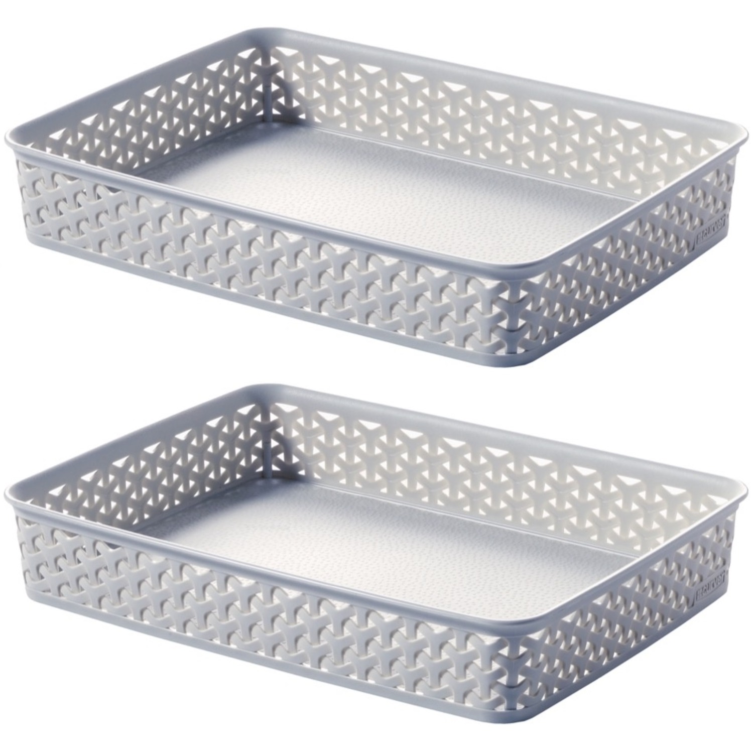 Image of Grey A4 Paper Tray Curver Basket&hellip;