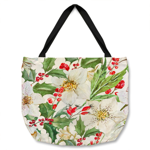 Watercolour Christmas Pattern Tote bag