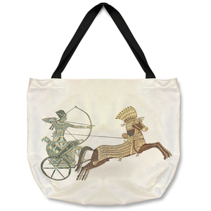 Pharaoh On War Chariot Tote bag