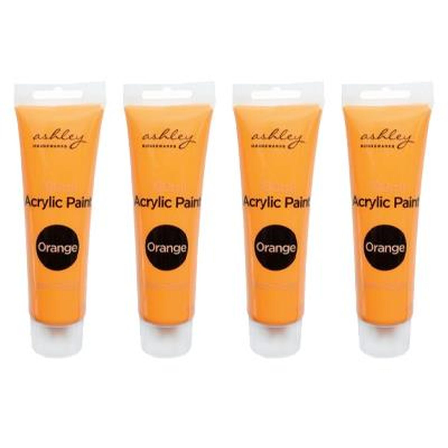 Ashley Acrylic Paint - 100ml - Pack of 4