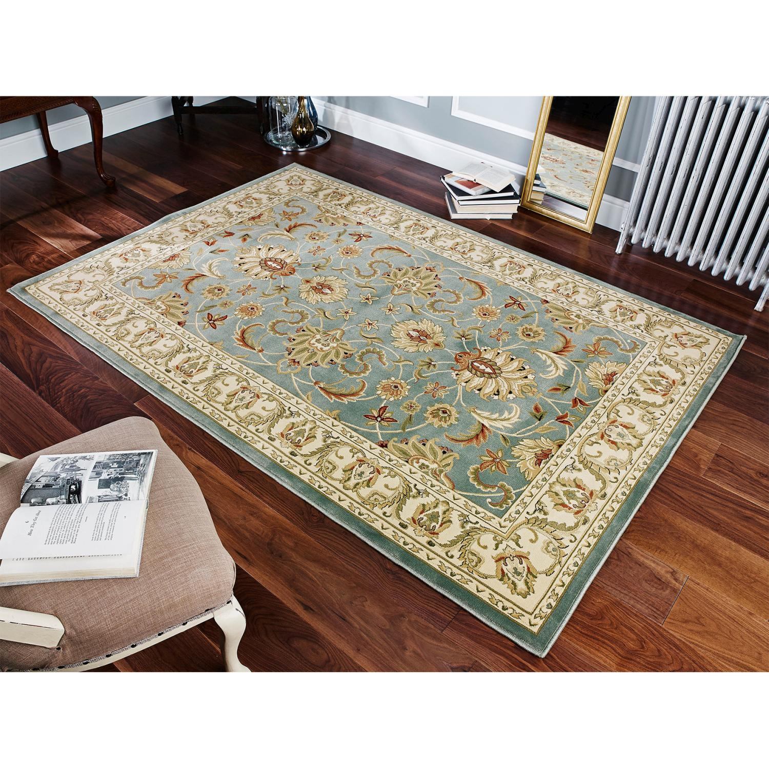 Traditional Design Area Rug - Green 160x235cm