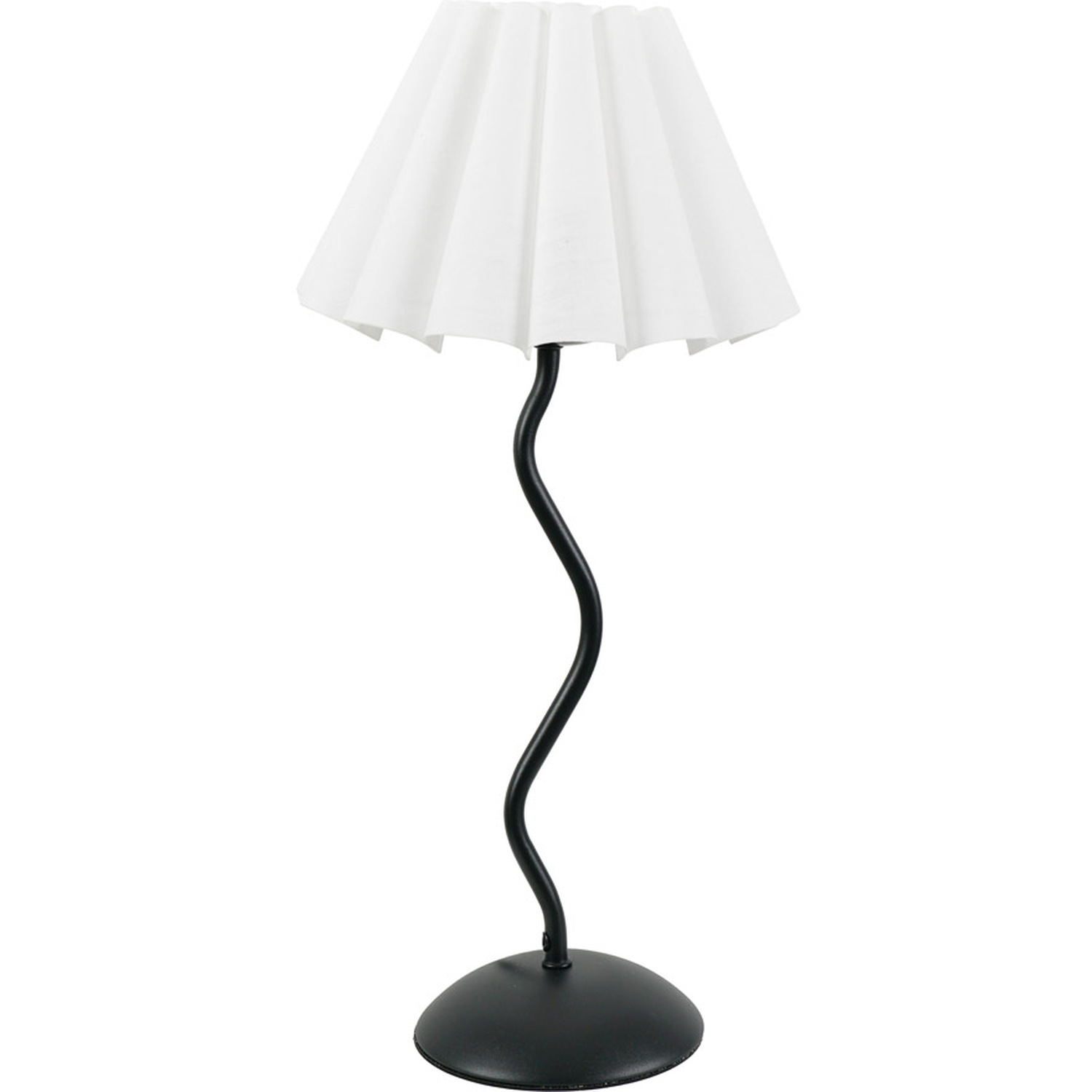 Image of Wiggle Black Metal Single Stem Table&hellip;