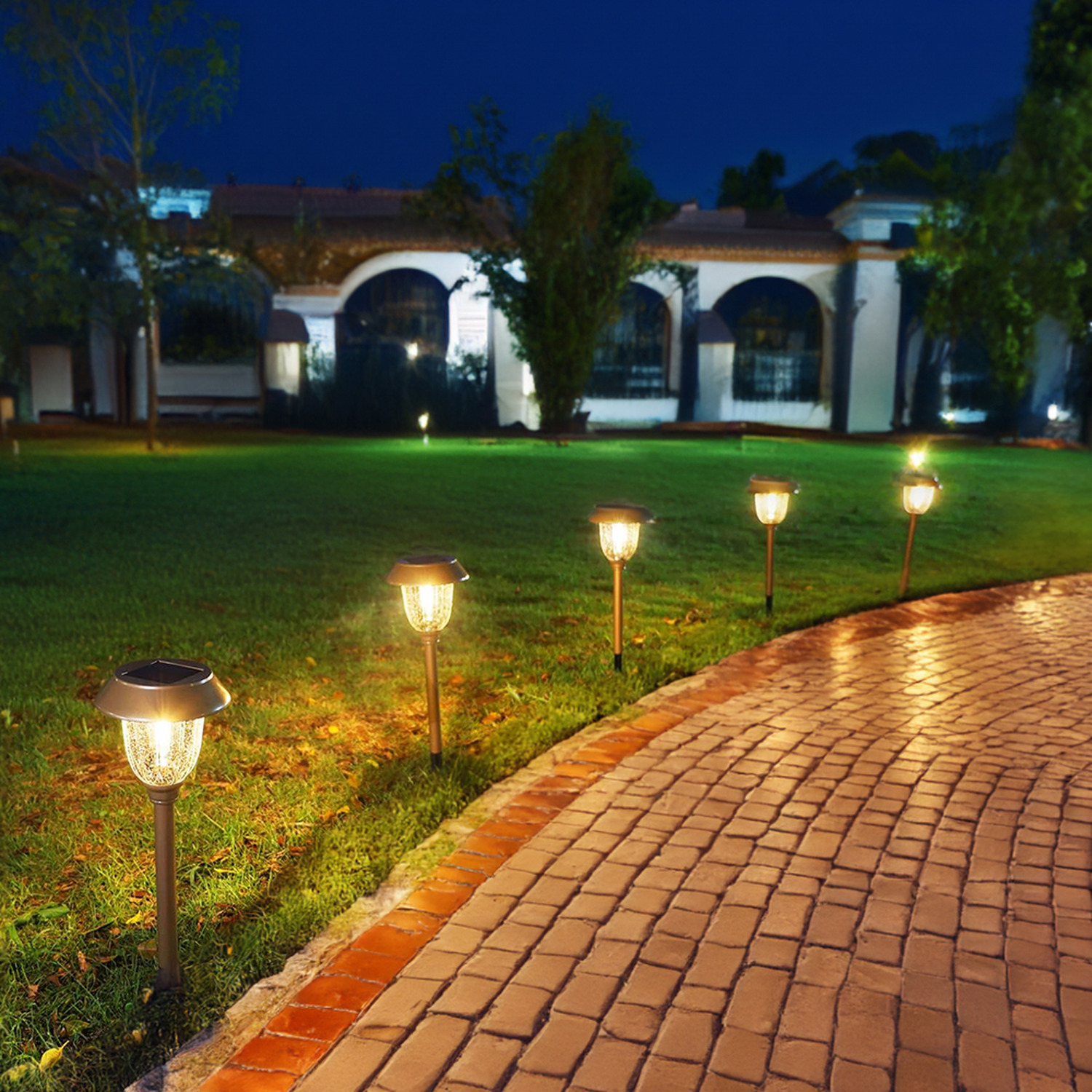 Image of 6 Piece Outdoor Solar Decorative Street&hellip;