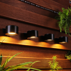 Pack of 4 Octava Solar Wall Lights