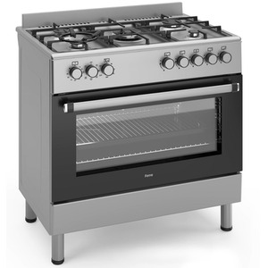 90cm Dual Fuel Range Cooker Double Turbo Fan 5 Burner 4