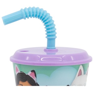 Official Gabby's Dollhouse Sports Tumber With Straw