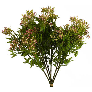 Pack of 6 Artificial Foliage Flower Stem with Berries