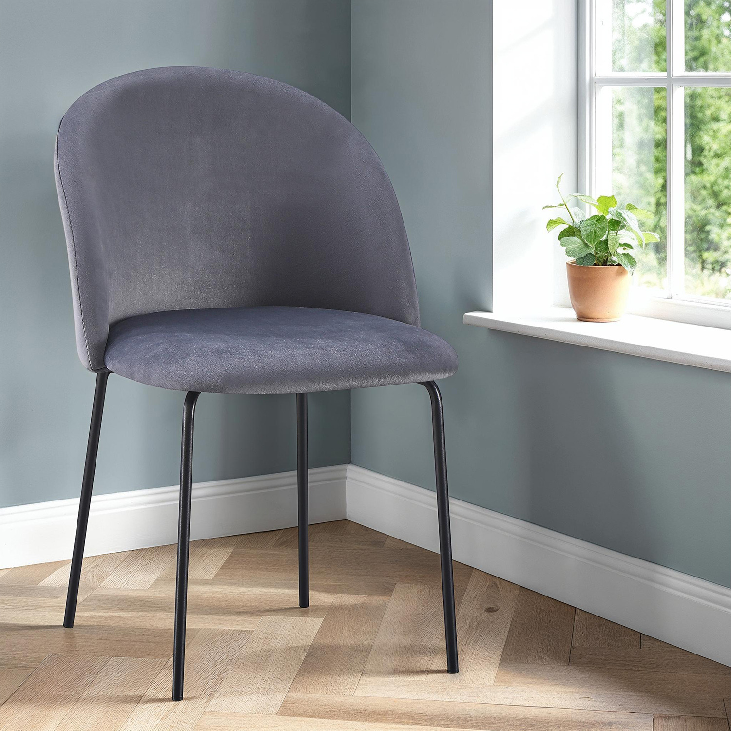 Boston Dining Chair - Grey
