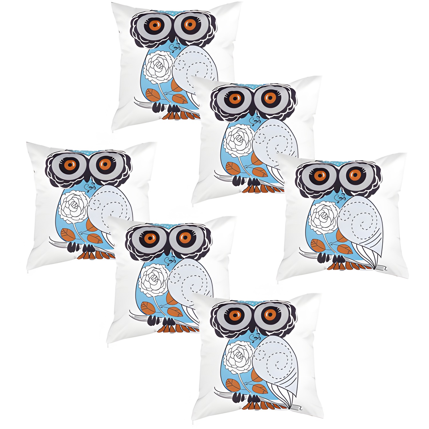 Printed Outdoor Scatter Cushion Garden Furniture Decorative Pillows - Owl / 6