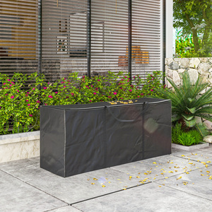 Outsunny Garden Furniture Cushion Storage Bag with Zips