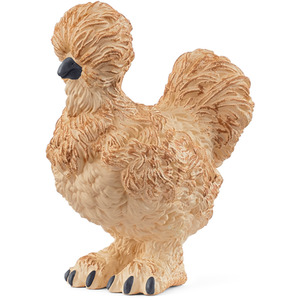 SCHLEICH Farm World 14891 Silkie Chicken Toy Figure