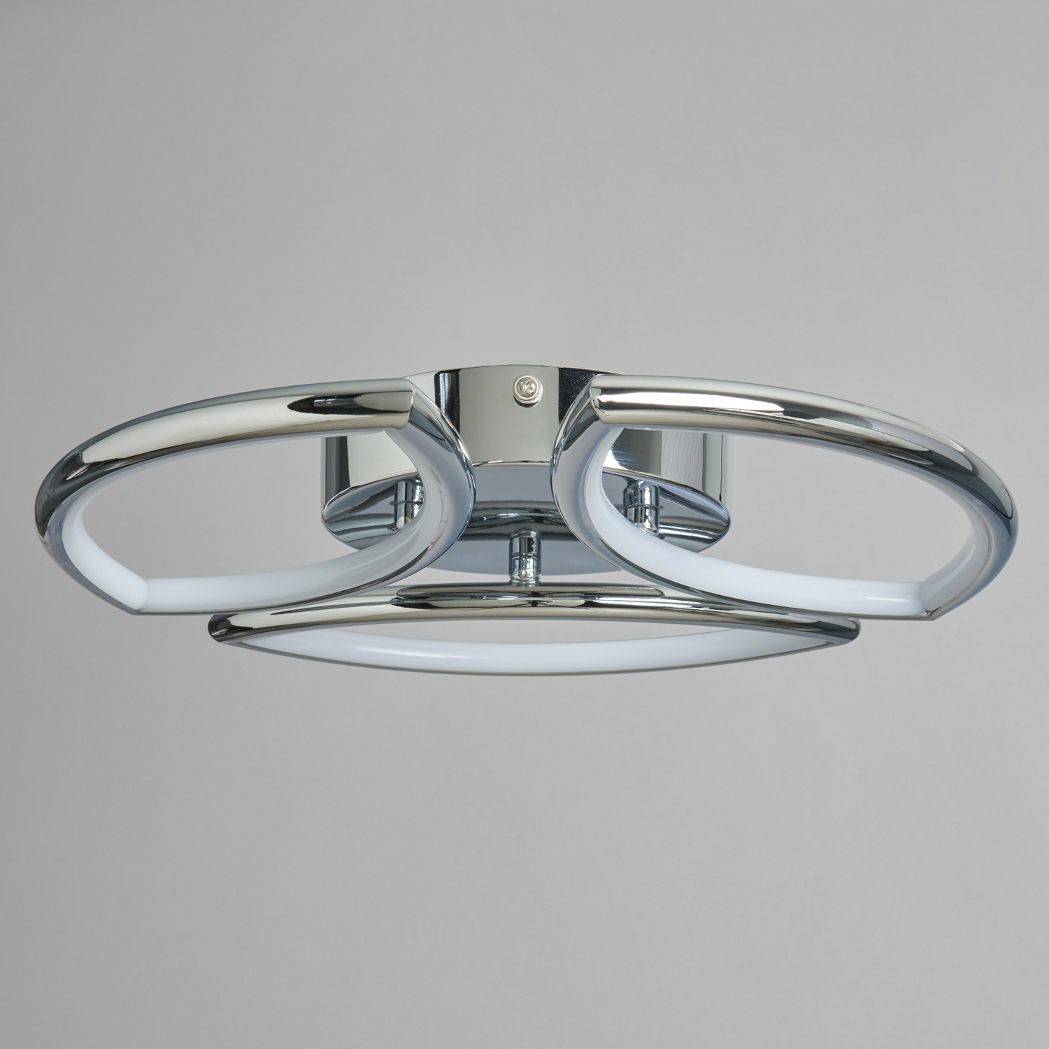 Pestell 3 Light Bathroom Led Flush Ceiling Light - Chrome