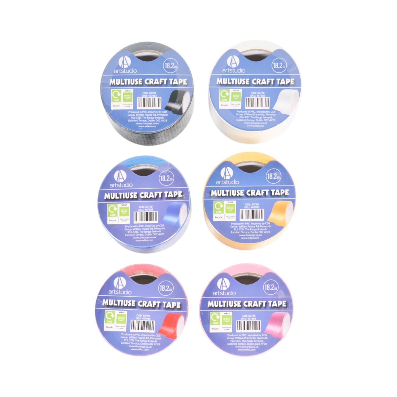 Multching Tape Colourful Multiuse Craft Tape