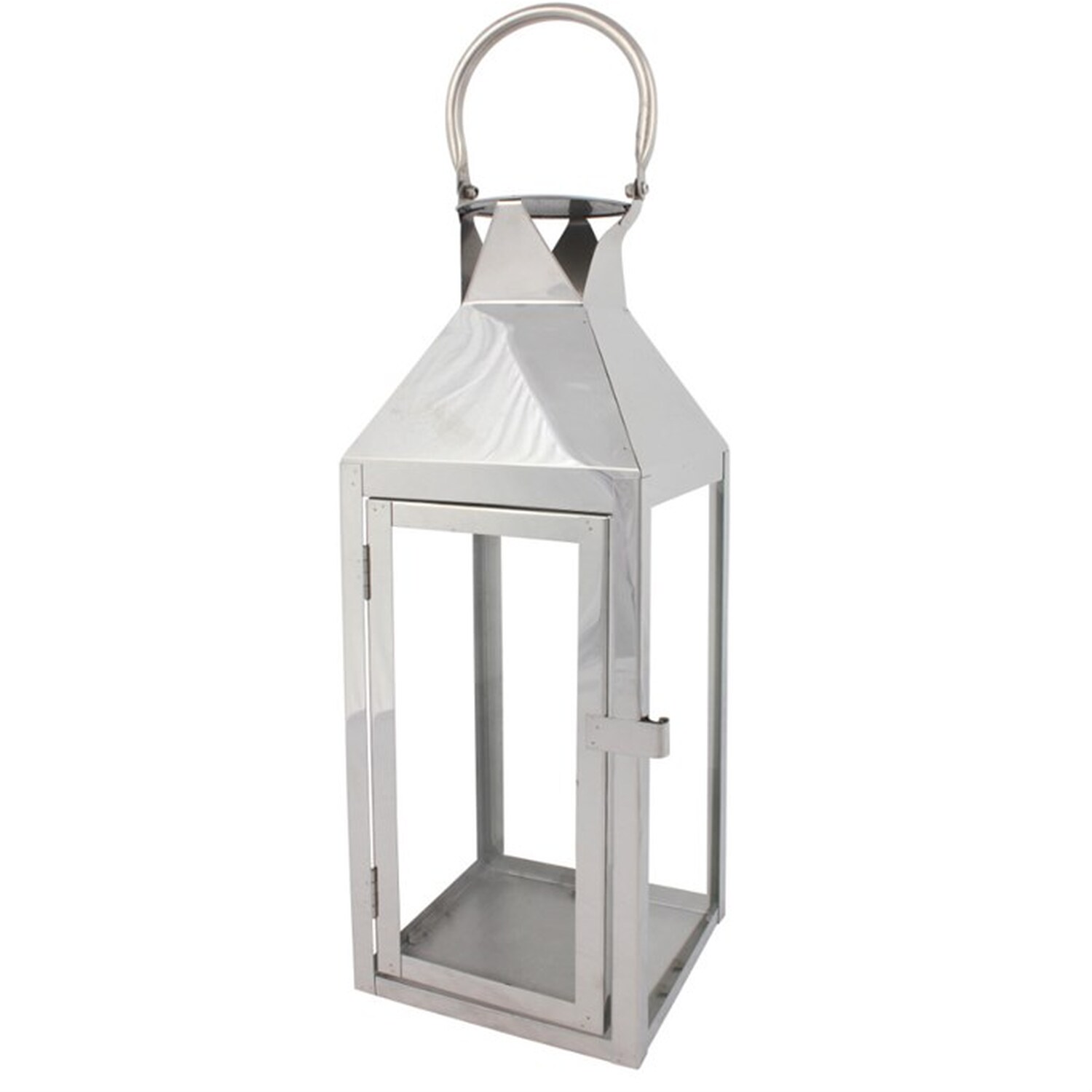 Image of Elegant Large Silver Lantern For Indoor&hellip;